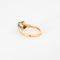 Bague 54 Bague en or jaune 18 carats avec émeraude taille brillant 58 Facettes 2023451