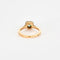 Bague 54 Bague en or jaune 18 carats avec émeraude taille brillant 58 Facettes 2023451