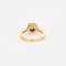 Bague 54 Bague en or jaune 18 carats avec émeraude taille brillant 58 Facettes 2023451