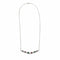 Collier Collier en or blanc 18 carats avec rubis, émeraudes et diamants 58 Facettes 1056180