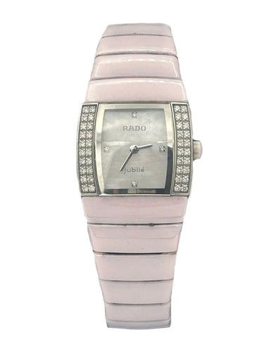 Montre Rado Sintra Jubilé - Montre dame rose en nacre et diamants 58 Facettes