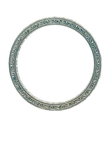 Bague 59 Alliance - Bague en or blanc et diamants 0,60 ct 58 Facettes