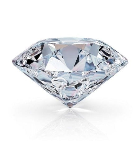 Gemstone Diamant - Pierre taille brillant 1,97 ct F VS2 (certificat HRD) 58 Facettes