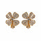 Boucles d'oreilles Fred - Clips d’oreilles Trèfle en or 18k et diamants 58 Facettes