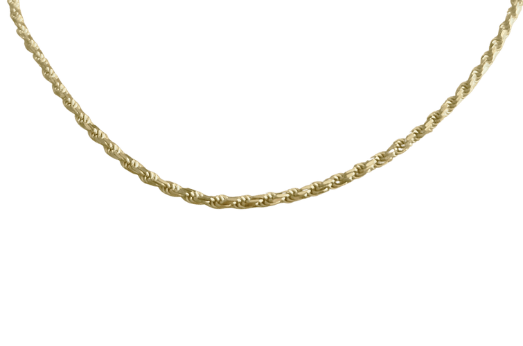 Collier Collier maille torsadée en or jaune 18 carats 58 Facettes 39