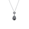 Pendentif Pendentif en or blanc 18k avec perle de Tahiti et diamants 58 Facettes 001.41424