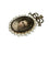 Pendentif Cécile Villeneuve - Pendentif médaillon portrait en cristal de roche, perles 58 Facettes