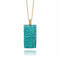 Pendentif Sans chaine Jana - Pendentif en or Fairmined 18k avec turquoise et diamants 58 Facettes PEN96