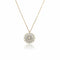 Collier Jana* - Collier pendentif vintage en or jaune 18 carats, émail et nacre 58 Facettes