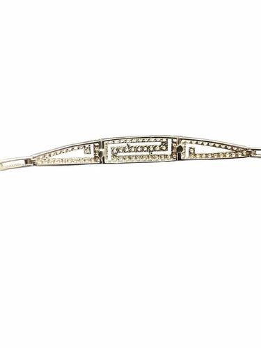 Boucles d'oreilles Parure - Collier, bracelet, boucles d’oreilles et bague en or gris 18 carats et diamants 58 Facettes