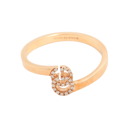 Bague 54 Gucci GG - Bague en or jaune 18 carats 58 Facettes