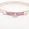 Bracelet Hermès - Bracelet Collier de chien en or blanc 18 ct et saphir rose 58 Facettes