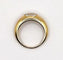 Bague 54 Bague jonc en or jaune 18K pavée de 24 diamants 58 Facettes