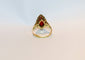 Bague Bague vintage en or jaune 14 carats avec cornaline 58 Facettes