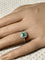 Bague 51 Bague début XXe en or gris 18 carats, émeraude et diamants 58 Facettes 205