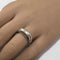 Bague 50 Bague jonc en or blanc 18 carats 58 Facettes 267