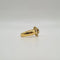 Bague 54 Bague fleur en or jaune 18 carats sertie d’émeraudes et diamants 58 Facettes