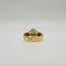 Bague 54 Bague fleur en or jaune 18 carats sertie d’émeraudes et diamants 58 Facettes