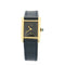 Montre Cartier Tank Must - Montre en argent 925 plaqué or, cadran noir laqué 58 Facettes