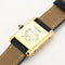 Montre Cartier Tank Must - Montre en argent 925 plaqué or, cadran noir laqué 58 Facettes