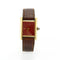 Montre Cartier Tank Must - Montre en argent 925 plaqué or cadran laqué rouge 58 Facettes