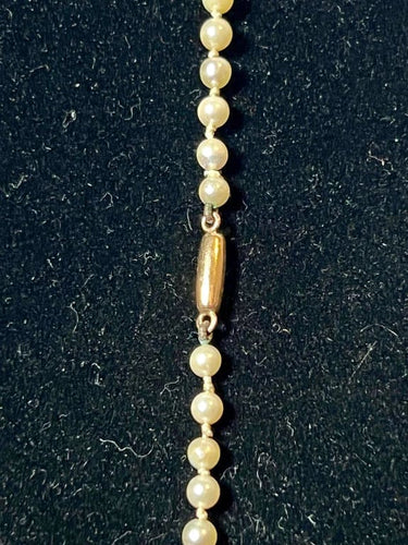 Collier Collier de perles de culture avec fermoir en or jaune 51,5 cm 58 Facettes