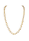 Collier Collier de perles Akoya - Perles de culture blanches en or gris 750 et saphir 58 Facettes