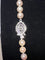 Collier Collier de perles Akoya - Perles de culture blanches en or gris 750 et saphir 58 Facettes