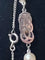 Collier Collier de perles de culture Akoya avec fermoir en or blanc et diamants 58 Facettes