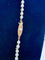 Collier Collier de perles de culture blanches en or jaune, 55 cm 58 Facettes