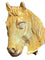 Broche Broche cheval en or jaune 18K et diamants 58 Facettes