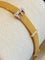 Bracelet Bracelet ceinture ancien en or jaune et rose 18K, diamants, maille milanaise 58 Facettes