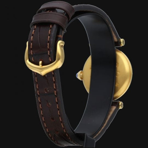 Montre Cartier Montre Must De Cartier Vermeil 58 Facettes MT45378