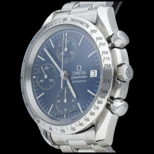 Montre Omega Speedmaster - Montre chronographe automatique en acier 39 mm 58 Facettes MT44716
