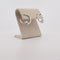 Boucles d'oreilles dinh van Le Cube Diamant - Créoles en or blanc 18 carats et diamants 58 Facettes 735191