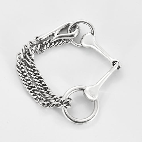Bracelet Hermès - Mors - Bracelet en argent 58 Facettes 58FC32