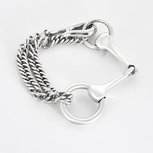 Bracelet Hermès - Mors - Bracelet en argent 58 Facettes 58FC32