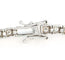 Bracelet Bracelet en or blanc 18 carats avec diamants et émeraude 58 Facettes