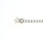 Bracelet Bracelet en or blanc 18 carats avec diamants et émeraude 58 Facettes
