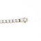 Bracelet Bracelet en or blanc 18 carats avec diamants et émeraude 58 Facettes