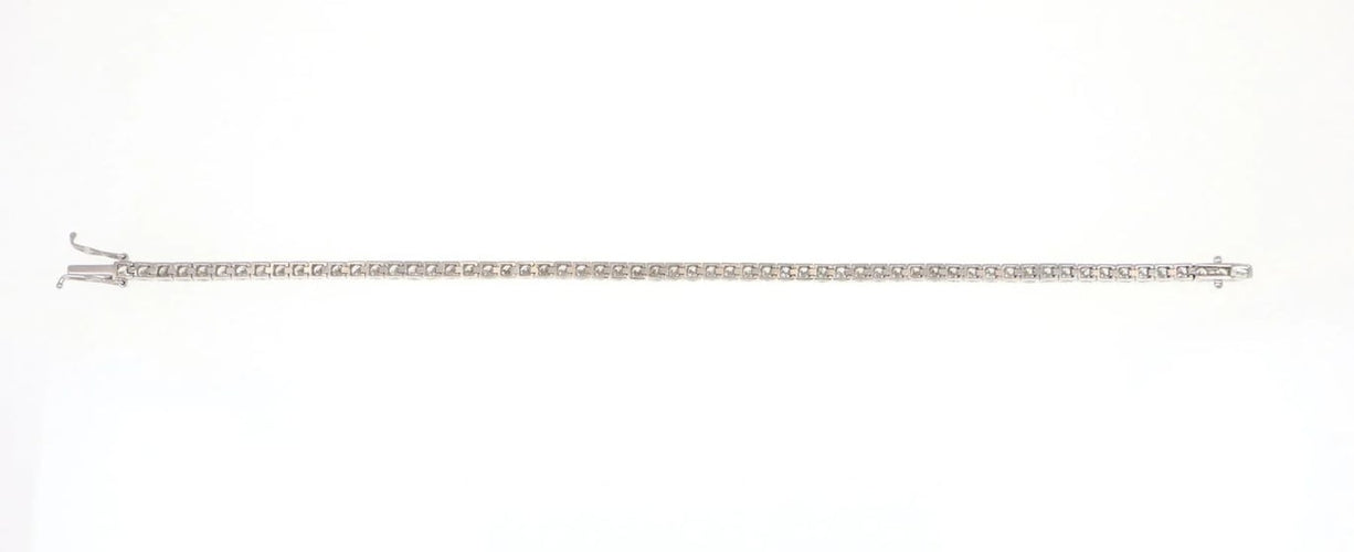 Bracelet Bracelet en or blanc 18 carats et diamants 7,00 ct 58 Facettes