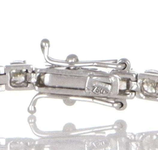 Bracelet Bracelet en or blanc 18 carats et diamants 7,00 ct 58 Facettes
