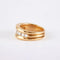 Bague 52 Bague jonc en or jaune 750/1000 sertie de diamants taille carrée 58 Facettes