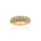 Bague Van Cleef & Arpels - Bague demi-sertie en or jaune et diamants 58 Facettes F12
