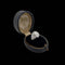Bague 53 Art déco - Bague en platine et diamants 58 Facettes F20