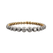 Bracelet Bracelet portugais XIXe siècle en or jaune 19,2 ct, argent et diamants 58 Facettes A15