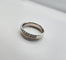 Bague 56 Bague sertie de diamants en or blanc, jaune et rose 18k 58 Facettes 1-0000636/2