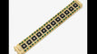Bracelet Zancan - Bracelet articulé en or jaune 18k, onyx, émeraudes et diamants 58 Facettes