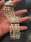 Bracelet Art déco - Bracelet cinq rangs de perles en or gris 18 ct et saphirs 58 Facettes