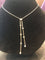 Collier Collier style négligé en or blanc 18 ct et diamants 58 Facettes